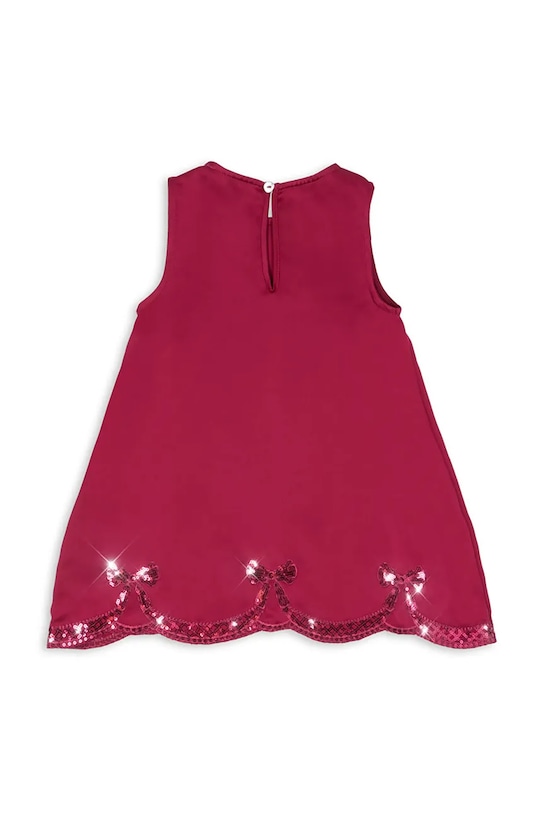 Dziewczynka Konges Sløjd sukienka dziecięca BOWIE DRESS KS104241.9BYA bordowy