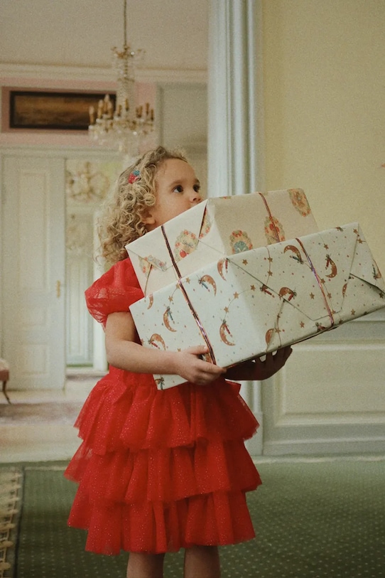 Konges Sløjd sukienka dziecięca FAY DRESS GRS KS104296.9BYA