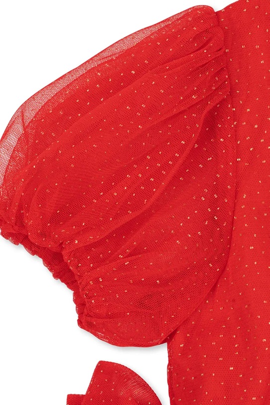 Konges Sløjd sukienka dziecięca FAY DRESS GRS KS104296.9BYA czerwony
