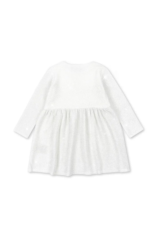 Dziewczynka Konges Sløjd sukienka dziecięca LOLA DRESS GRS KS104339.9BYA biały