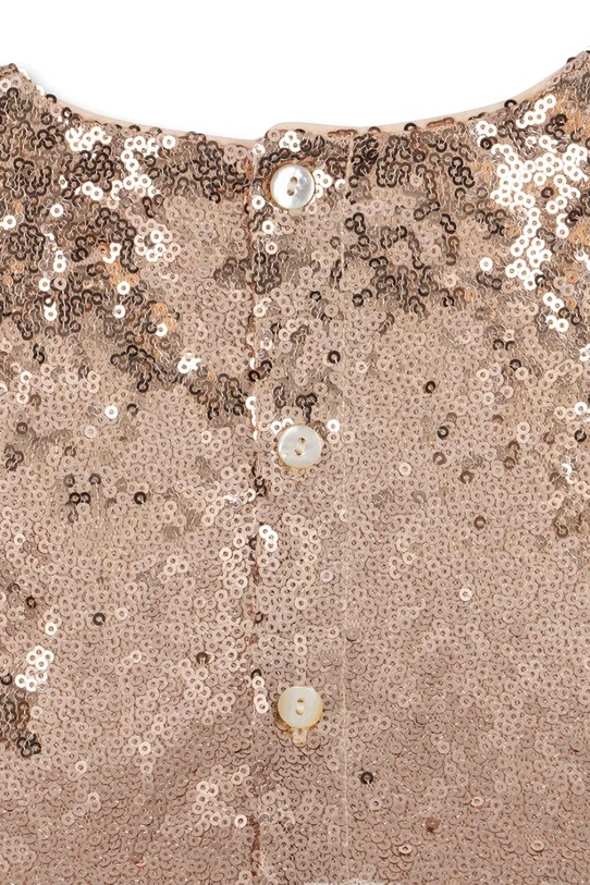 Konges Sløjd sukienka dziecięca MEI DRESS beżowy KS104370.9BYA