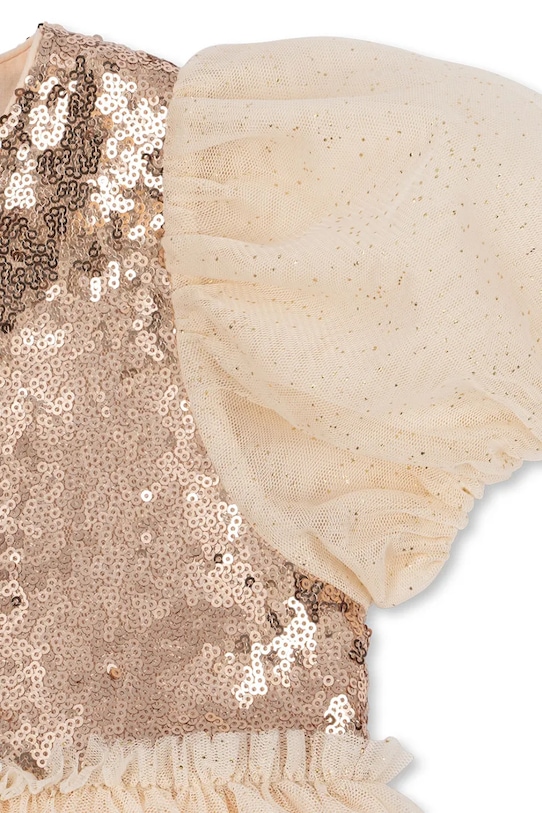 Konges Sløjd sukienka dziecięca MEI DRESS KS104370.9BYA beżowy