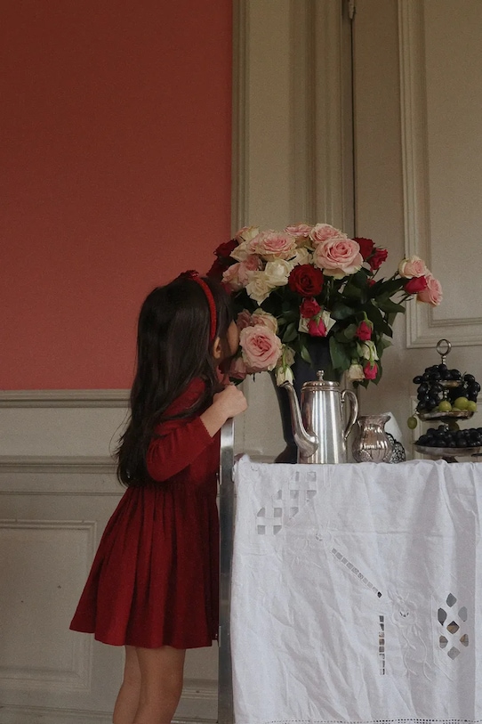 Konges Sløjd sukienka bawełniana dziecięca MINNIE DRESS GOTS KS104376.9BYA