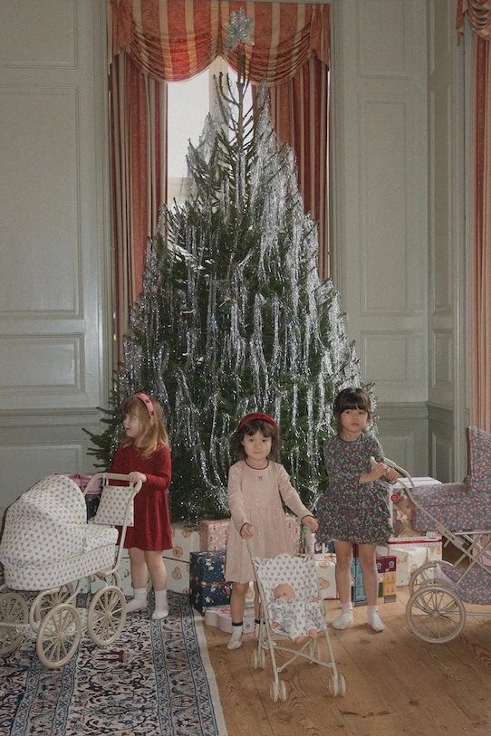 Konges Sløjd sukienka dziecięca ROLI DRESS KS104415.9BYA czerwony