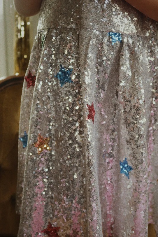 Konges Sløjd sukienka dziecięca STARLA STAR DUST DRESS KS104435.9BYA