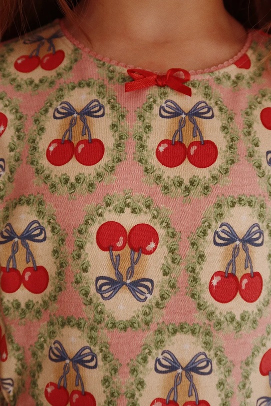 Βαμβακερό φόρεμα Konges Sløjd DREY LS DRESS GOTS KS102033.9BYA πολύχρωμο