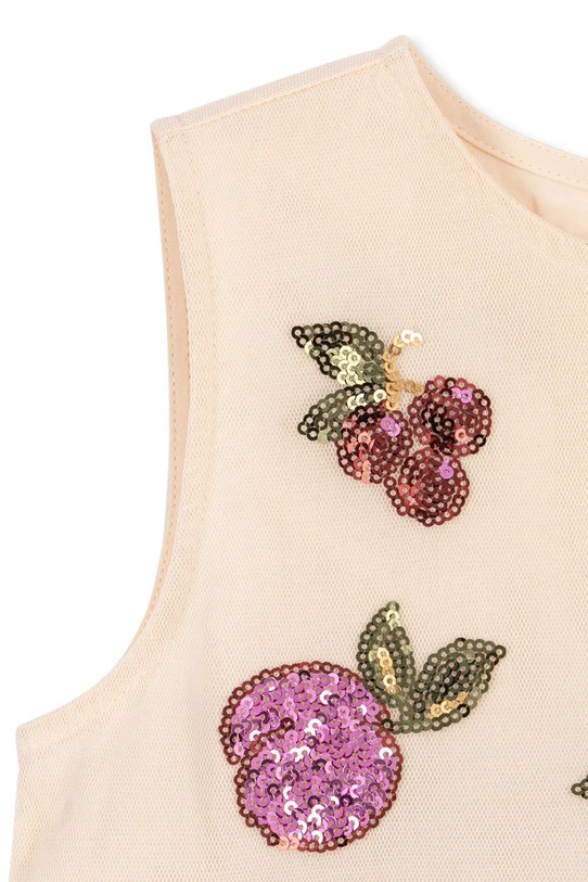 Konges Sløjd sukienka dziecięca YVONNE FAIRY DRESS beżowy KS104471.9BYA