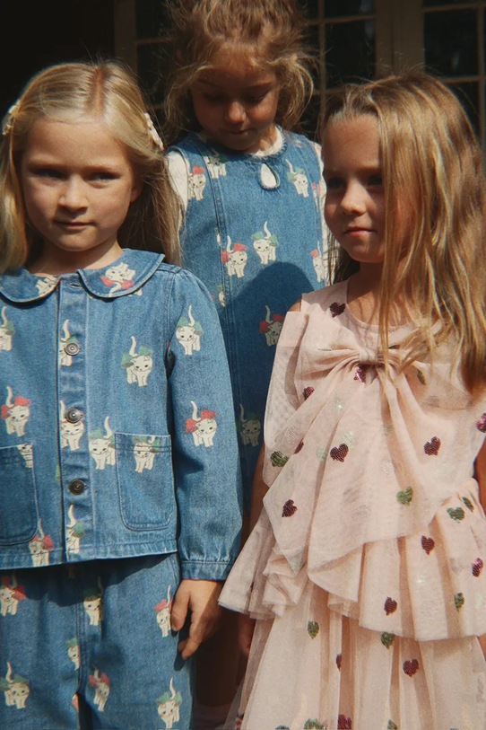 Konges Sløjd sukienka dziecięca YVONNE BOW DRESS KS105170.9BYA