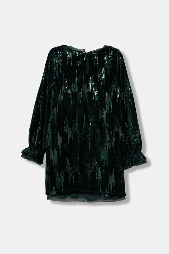 United Colors of Benetton sukienka dziecięca 4OZGCV03P.G.Seasonal zielony AW25