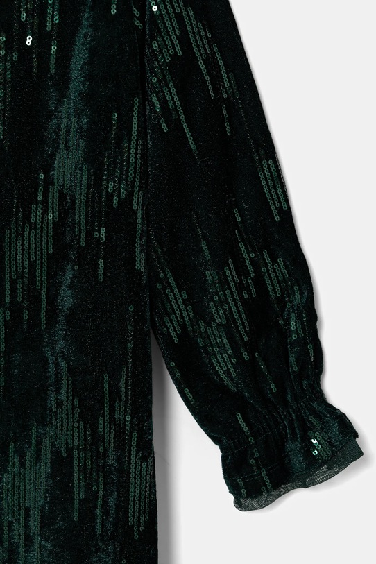 Dziewczynka United Colors of Benetton sukienka dziecięca 4OZGCV03P.G.Seasonal zielony