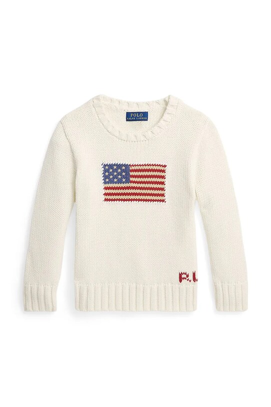Polo Ralph Lauren sweter 322668285006 biały AW25