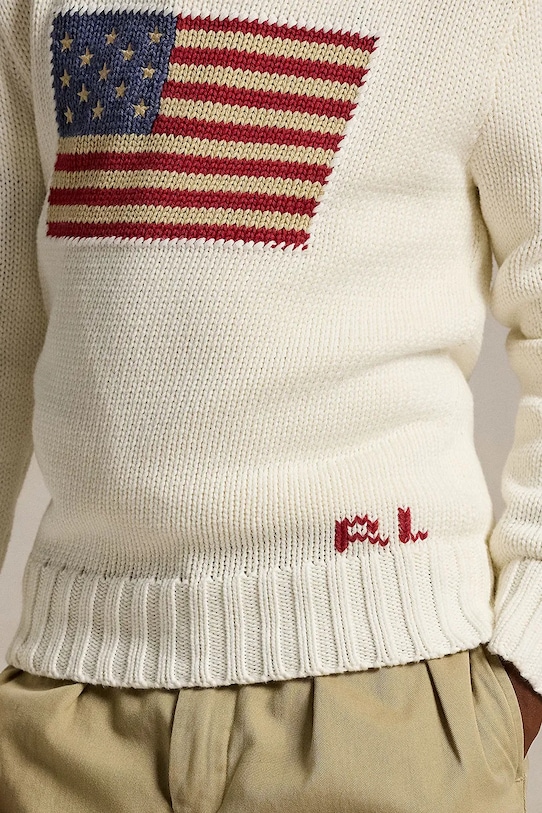 Polo Ralph Lauren sweter 323668285006 biały
