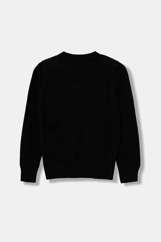 Guess sweter bawełniany dziecięcy L5YR01.Z0140.9BYA czarny AW25
