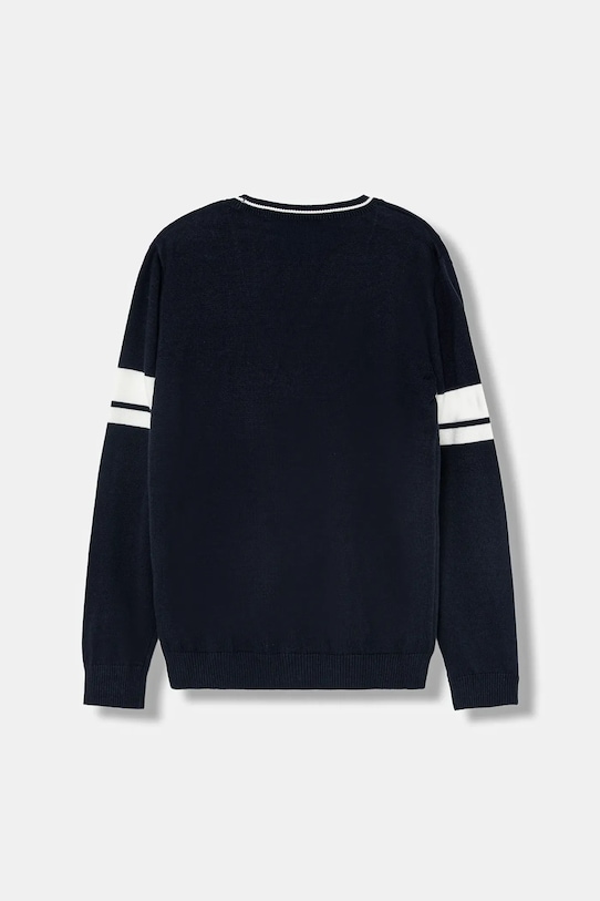 Guess kardigan bawełniany dziecięcy L5YR05.Z0140.9BYA granatowy AW25