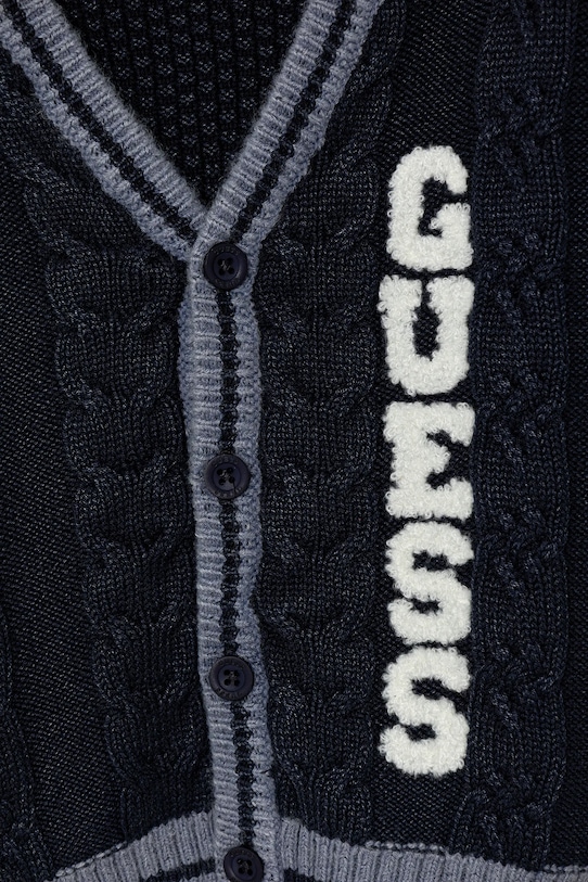 Chłopiec Guess kardigan dziecięcy N5YR04.Z3FE0.9BYA granatowy