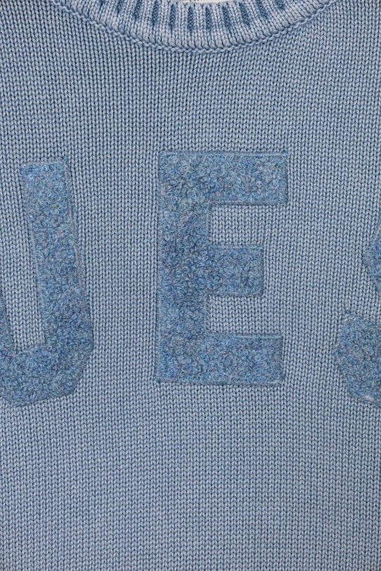 Мальчик Детский хлопковый свитер Guess N5YR05.Z3OK1.9BYA голубой