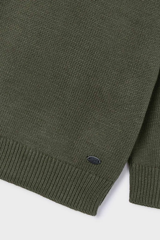 Dětský bavlněný svetr Mayoral zelená 311.5E.Mini.9BYA