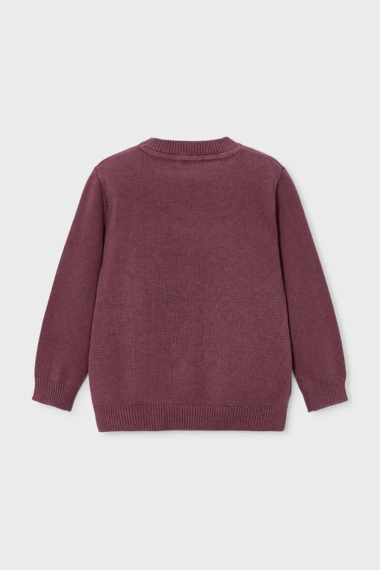 Mayoral pulover de bumbac pentru copii 311.5E.Mini.9BYA burgundia AW25