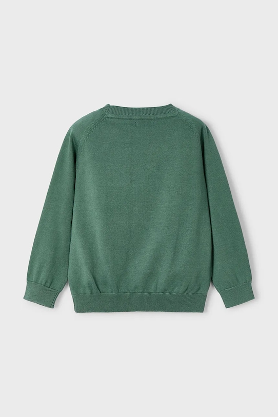 Mayoral pulover de bumbac pentru copii 323.5A.Mini.9BYA verde AW25