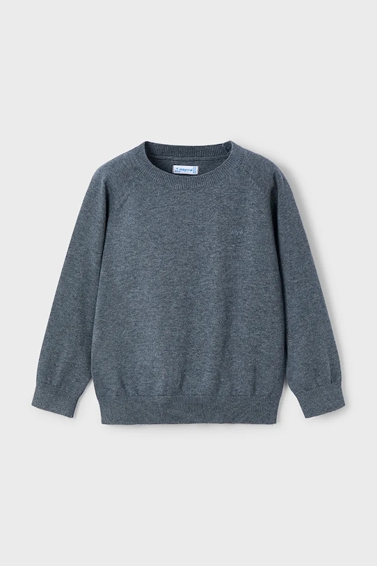 Mayoral pulover de bumbac pentru copii 323.5A.Mini.9BYA albastru AW25