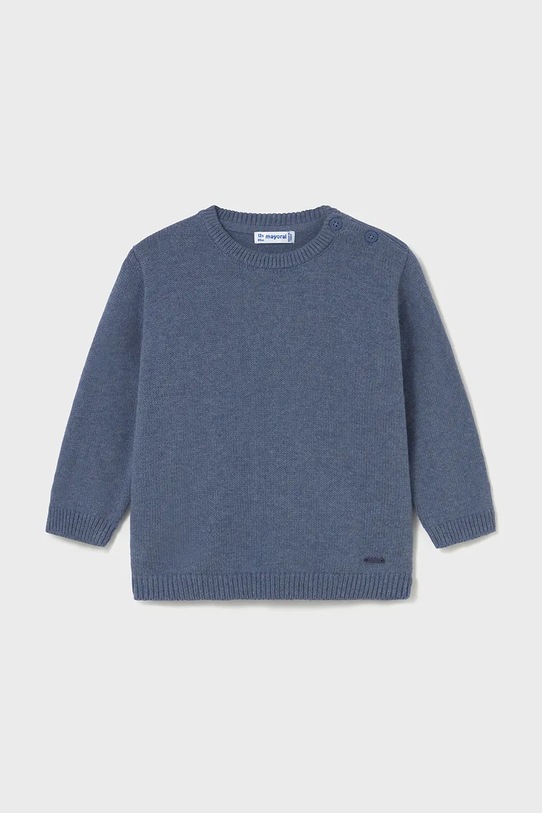 Mayoral sweter niemowlęcy z domieszką wełny 351.3E.Baby.9BYA niebieski AW25