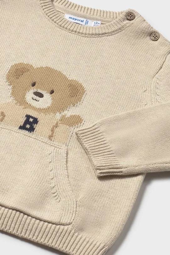 Mayoral sweter niemowlęcy beżowy 2341.3A.Baby.9BYA