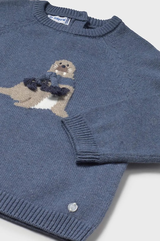 BIMBO Mayoral maglione per bambini con misto lana 2345.3E.Baby.9BYA blu