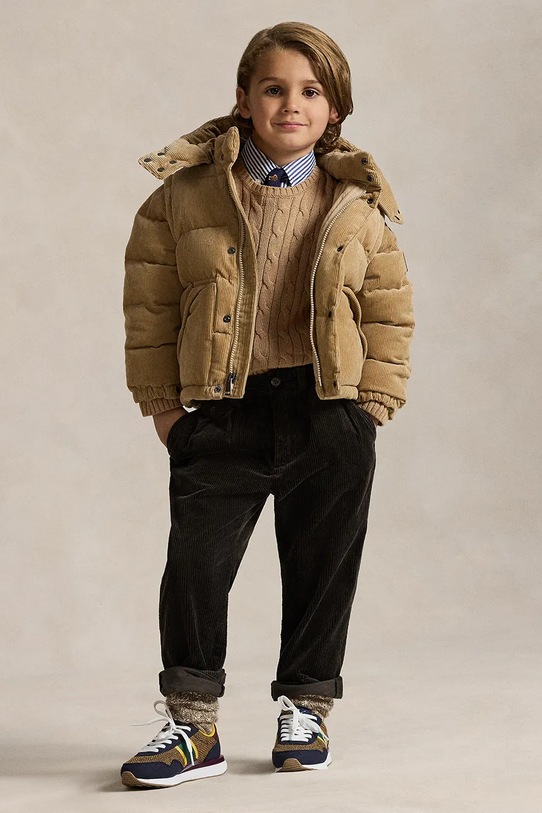 Βαμβακερό πουλόβερ Polo Ralph Lauren 322702674082 καφέ