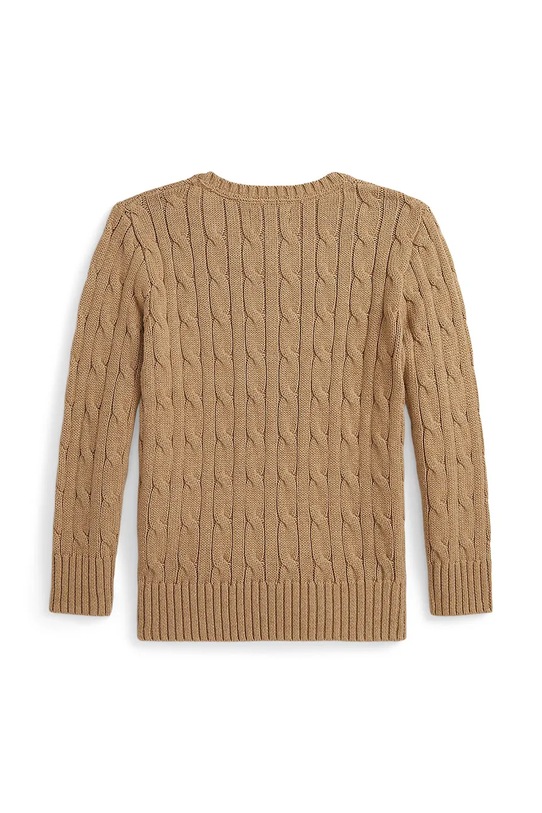 Polo Ralph Lauren sweter bawełniany 322702674082 brązowy AW25