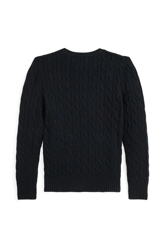 Βαμβακερό πουλόβερ Polo Ralph Lauren 323702674061 μαύρο AW25