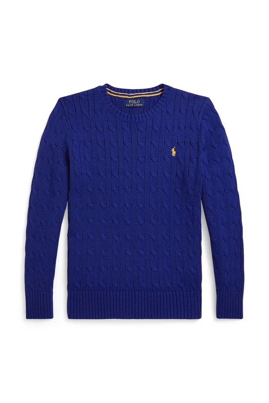 Βαμβακερό πουλόβερ Polo Ralph Lauren μεσαίου πάχους μπλε 323702674080