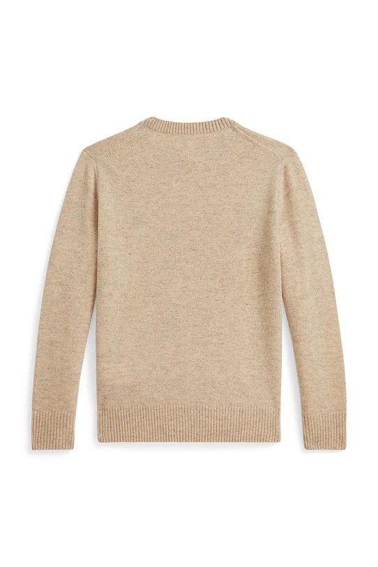 Polo Ralph Lauren sweter wełniany dziecięcy 323951349008 beżowy AW25