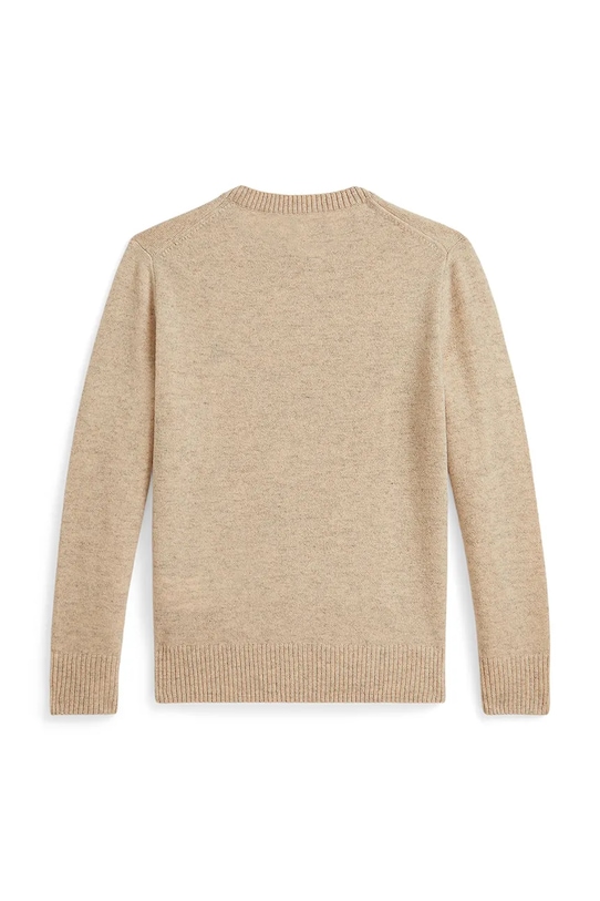 Детский шерстяной свитер Polo Ralph Lauren 323951349008 бежевый AW25