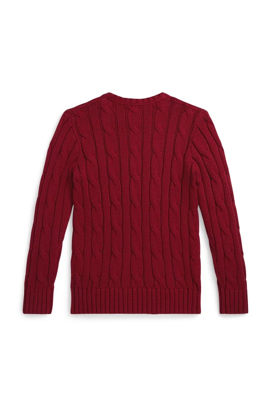 Polo Ralph Lauren sweter dziecięcy 323981036001 bordowy AW25