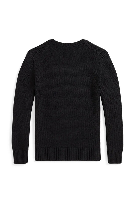 Chłopiec Polo Ralph Lauren sweter bawełniany dziecięcy 323981629001 czarny