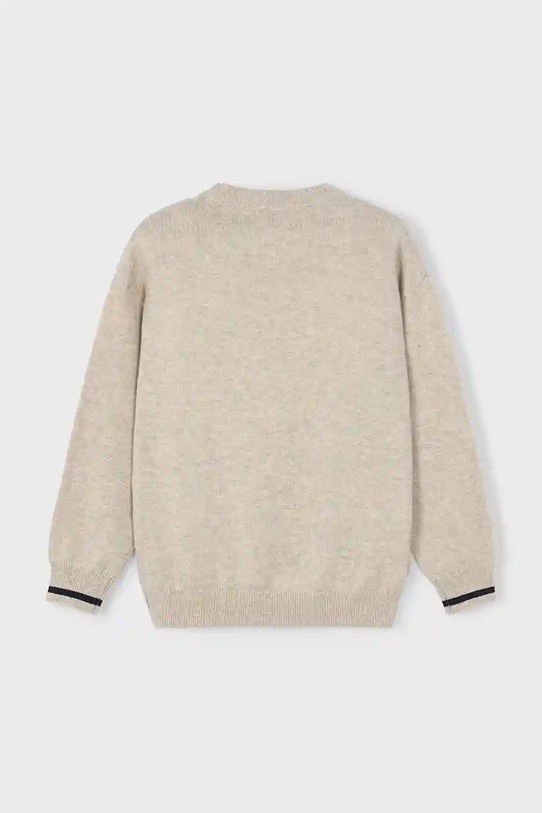 Băieți Mayoral pulover pentru copii din amestec de lână 4372.5A.Mini.9BYA bej