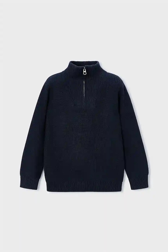 Mayoral sweter dziecięcy bawełna granatowy 4375.5D.Mini.9BYA