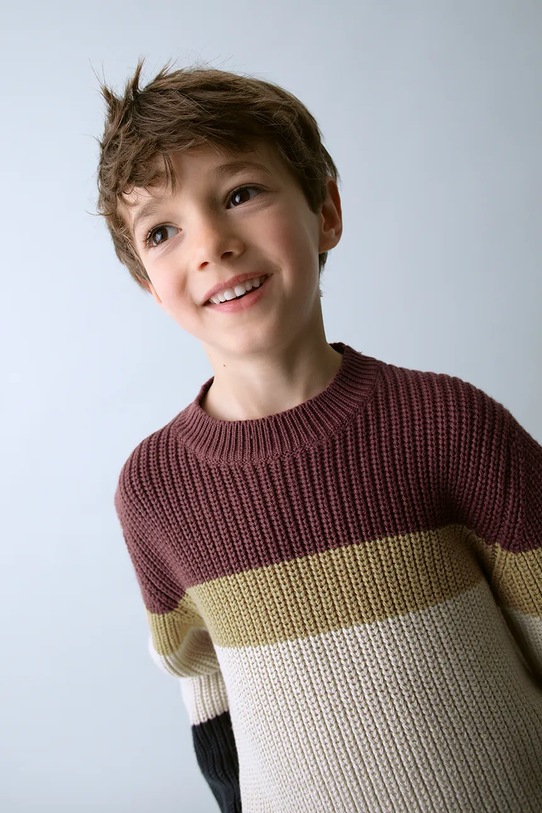 Mayoral pulover copii 4379.5G.Mini.9BYA burgundia