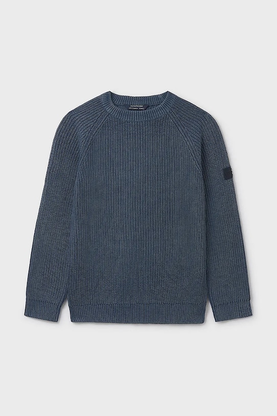 Mayoral pulover de bumbac pentru copii uni bleumarin 7302.7C.Junior.9BYA