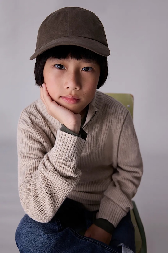 Mayoral sweter bawełniany dziecięcy 7304.7E.Junior.9BYA