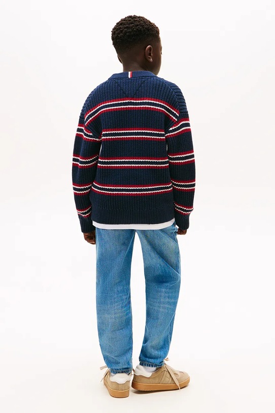 Tommy Hilfiger sweter dziecięcy granatowy KB0KB09908.9BYA