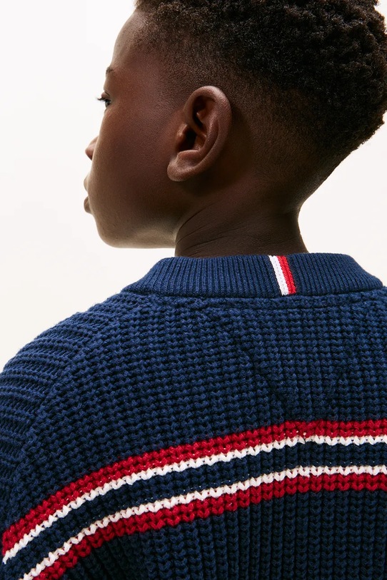 Tommy Hilfiger sweter dziecięcy KB0KB09908.9BYA granatowy