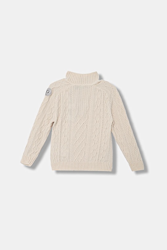 Guess sweter bawełniany dziecięcy L5BR03.Z39O0.9BYA beżowy AW25