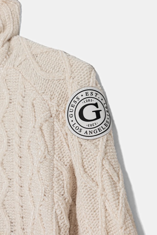Chłopiec Guess sweter bawełniany dziecięcy L5BR03.Z39O0.9BYA beżowy