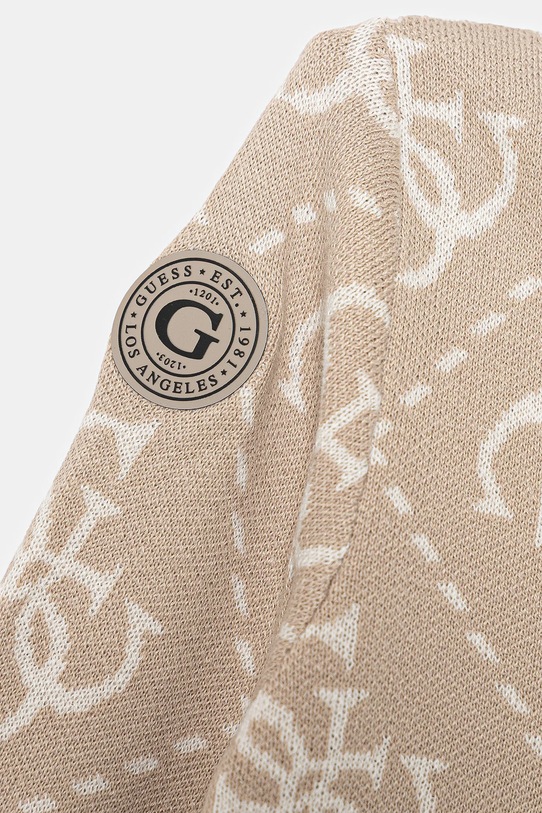 Chłopiec Guess sweter dziecięcy N5BR02.Z3HL1.9BYA beżowy