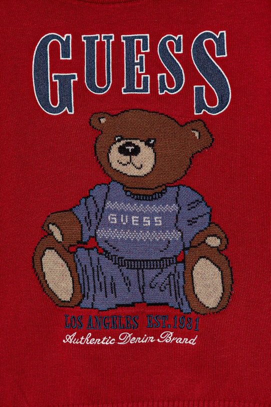Chłopiec Guess sweter dziecięcy N5BR05.Z2BB0.9BYA czerwony