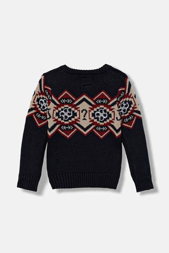 Guess sweter bawełniany N5BR12.Z2NN0.9BYA granatowy AW25