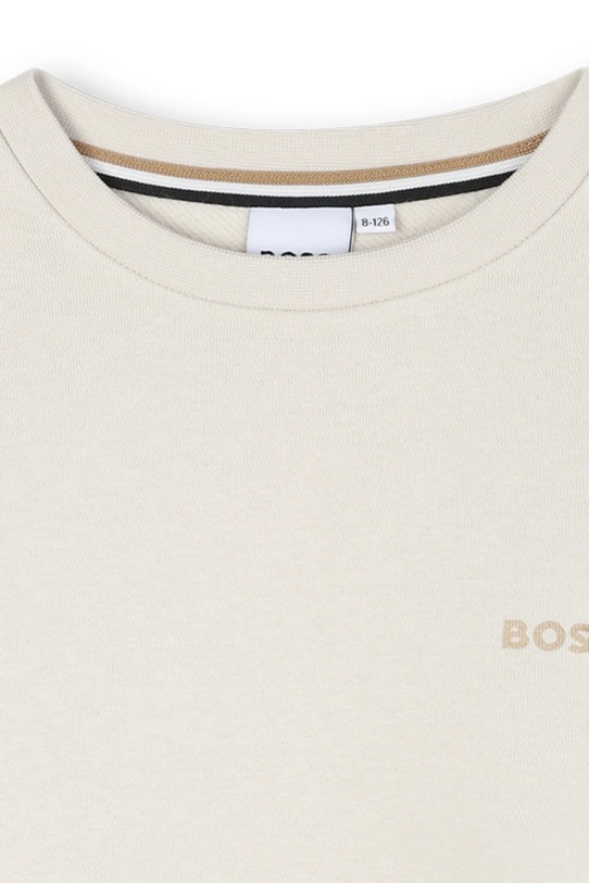 Chłopiec BOSS bluza dziecięca J52348.114.150 beżowy