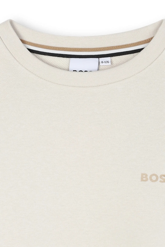 Chłopiec BOSS bluza dziecięca J52348.162.174 beżowy