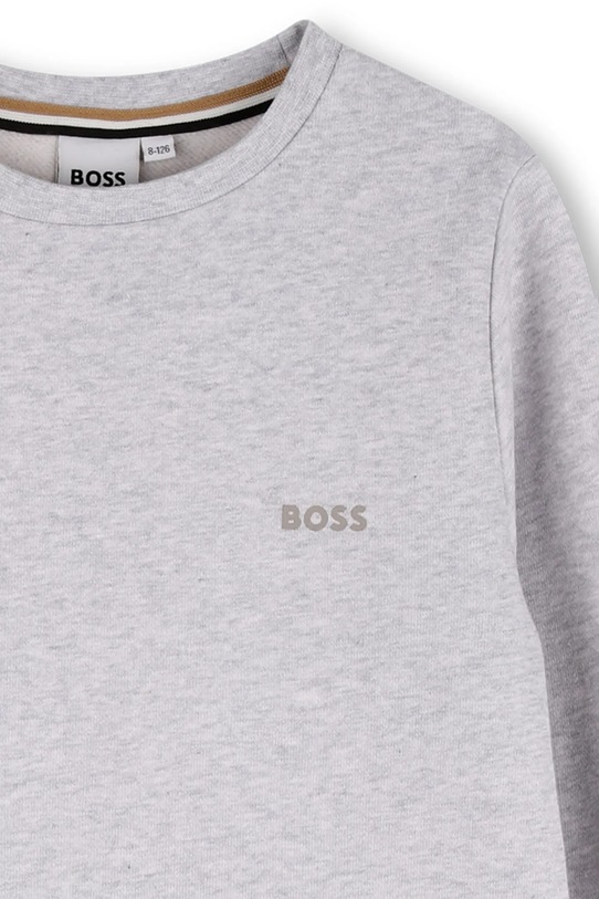 Chłopiec BOSS bluza dziecięca J52348.162.174 szary